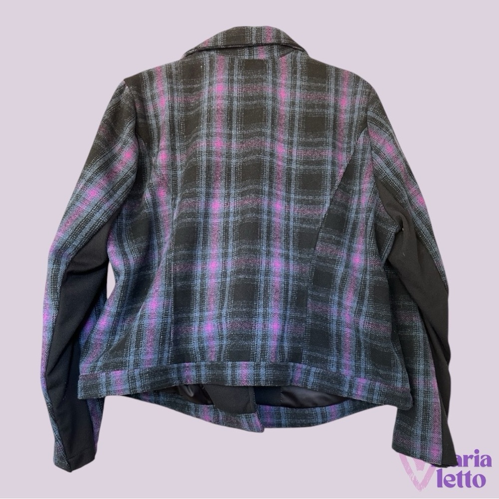 Torrid Plaid Moto Jacket, Size 1 - Picture 2 of 8